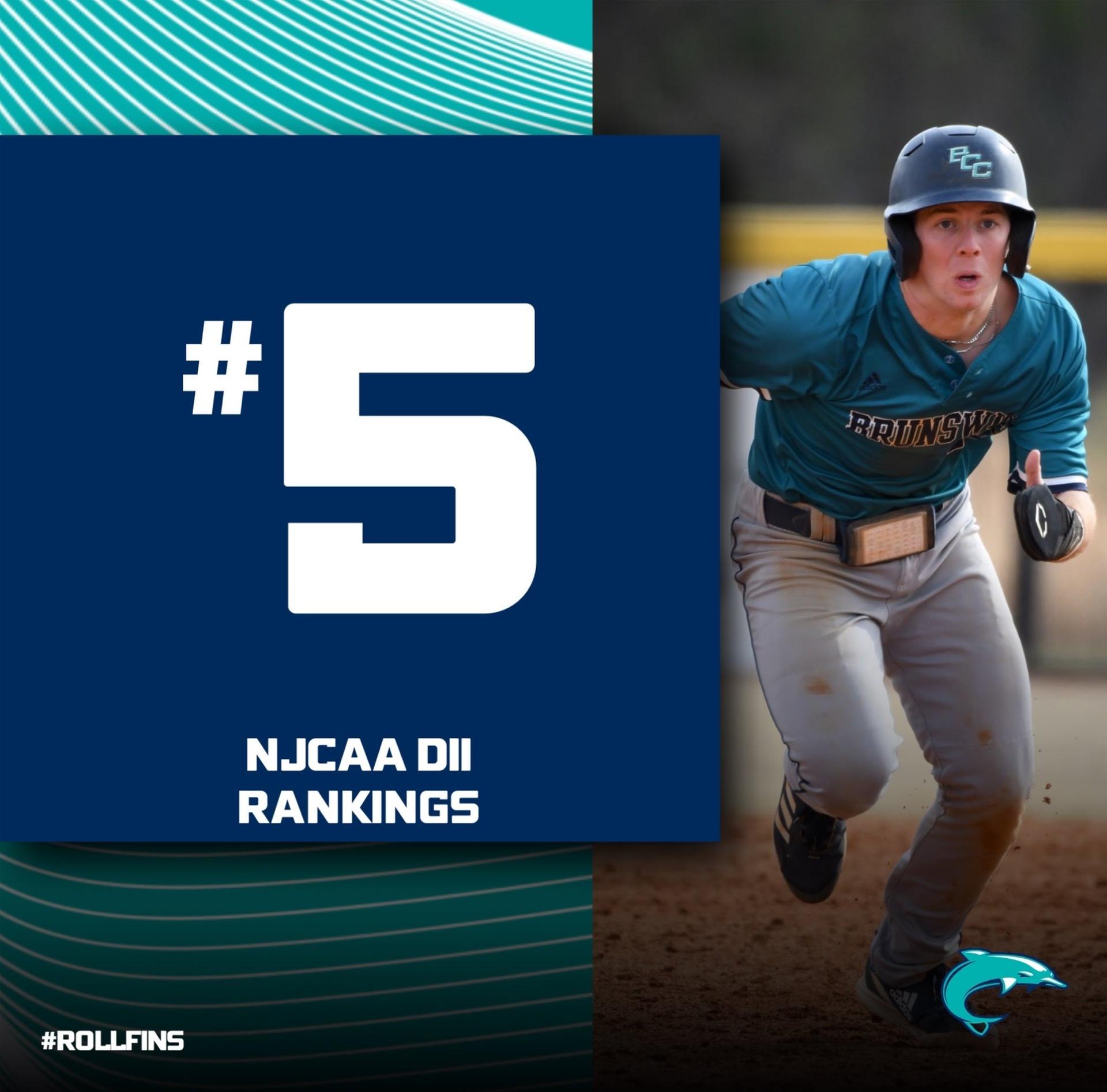 Dolphin Baseball comes in at #5 for the third consecutive week